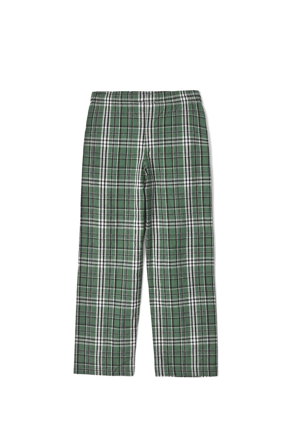 Elo Pennant Boy's Plaid Flannel Trousers Blue
