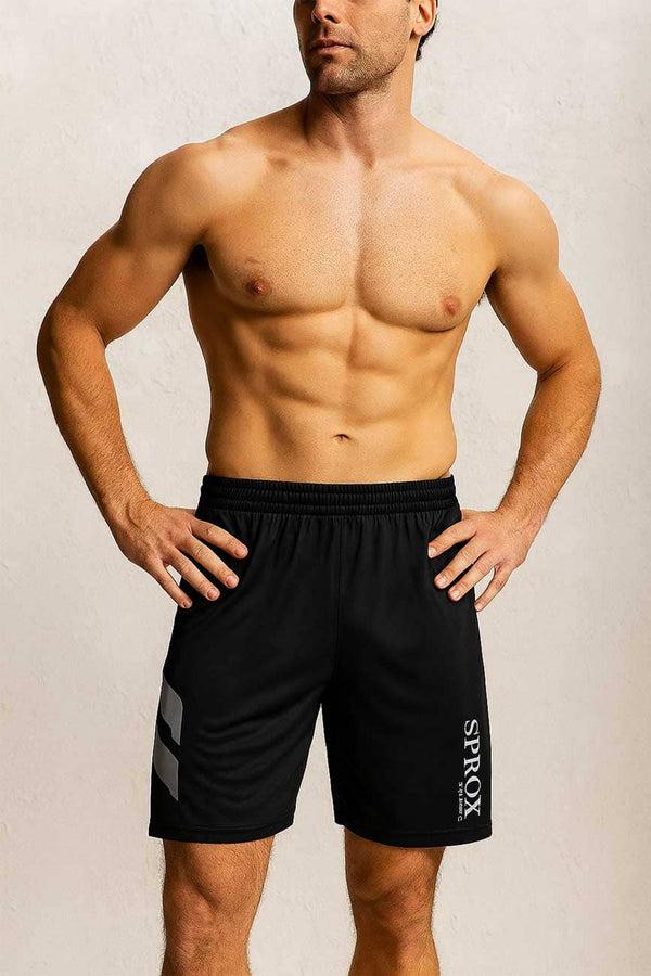 elo PK Men's Dry Fit Activewear Shorts Black