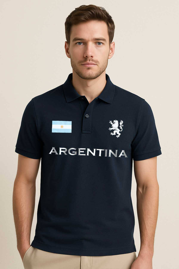elo Polo Republica Men's Argentina Polo Shirt Navy