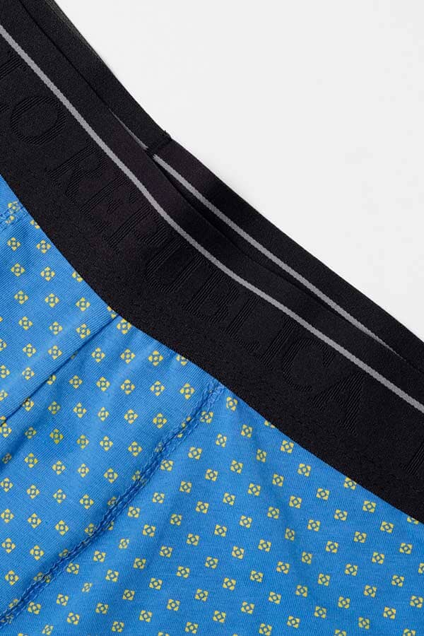 Elo Polo Republica Men's Printed Boxer Briefs Blue