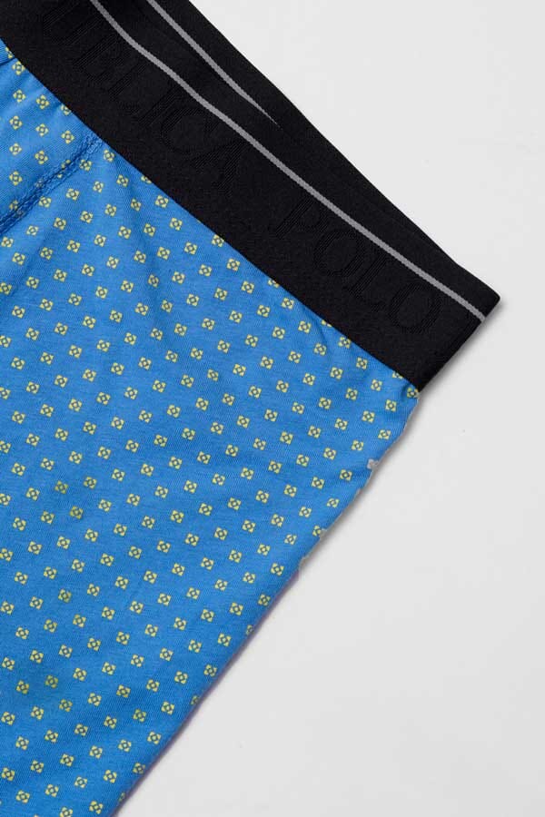 Elo Polo Republica Men's Printed Boxer Briefs Blue