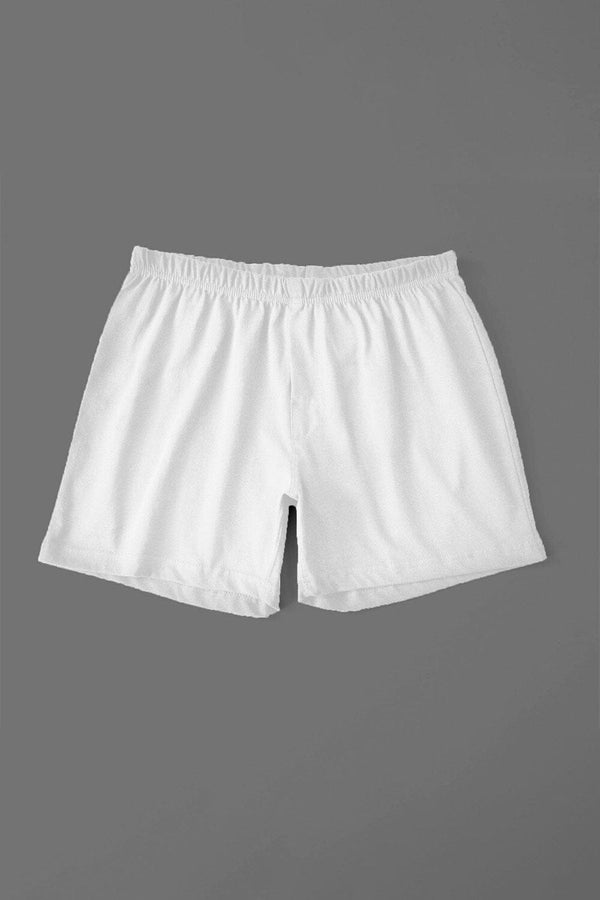 elo Polo Republica Men's Solid Boxer Shorts White