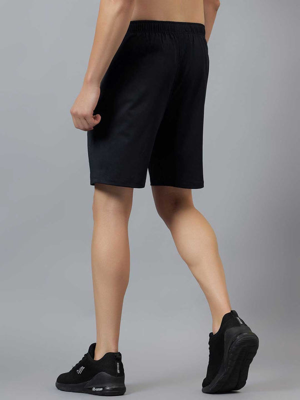 Elo PTK Men's Basic Activewear Shorts Black