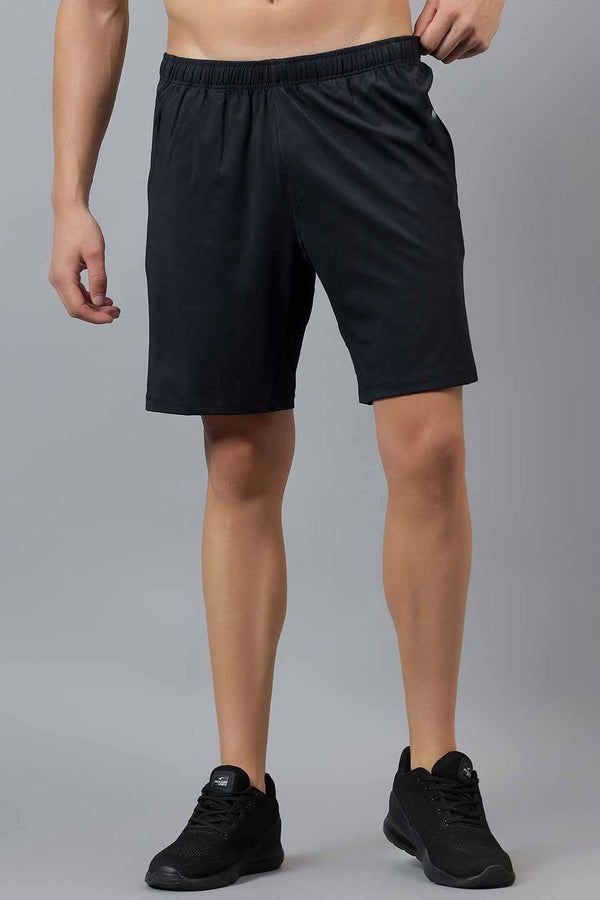 elo PTK Men's Basic Activewear Shorts Black