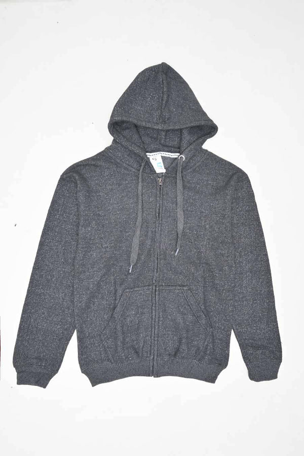 elo R5 Men's Fleece Zipper Hoodie Black Marl