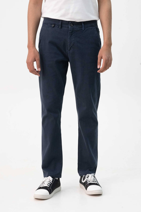 Elo R61 Men's Straight Fit Chino Pants Navy