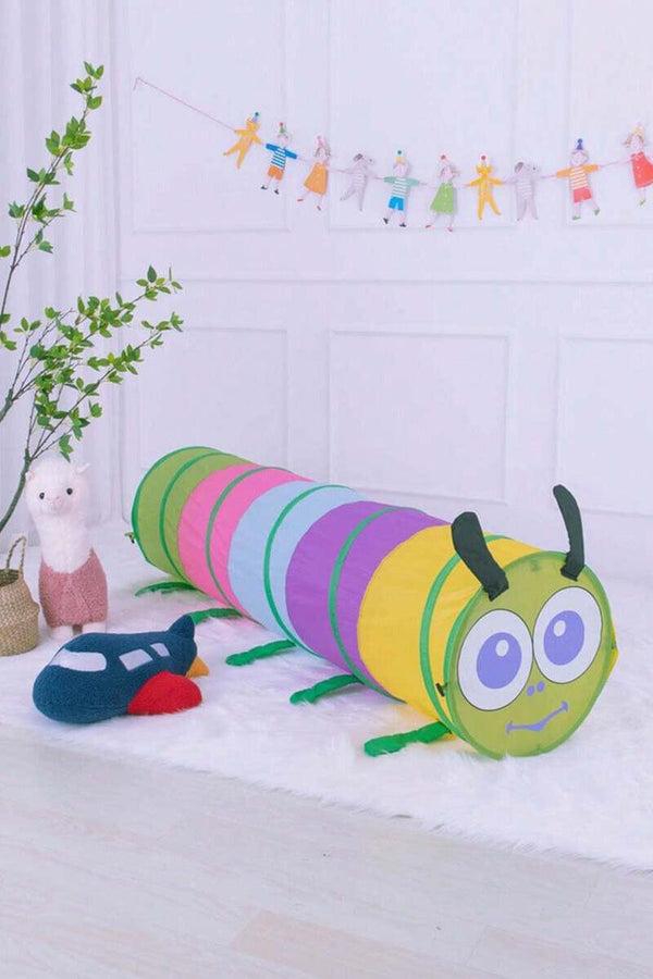 Elo Rainbow Kid's Foldable Crawling Tunnel Green