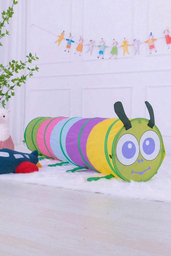 Elo Rainbow Kid's Foldable Crawling Tunnel Green