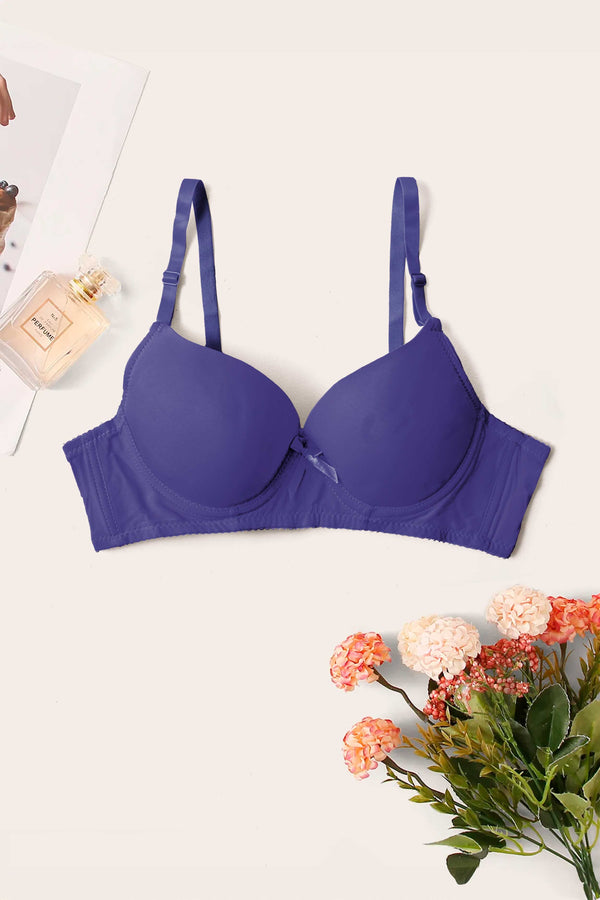 elo RG Women's Wired Padded Bra Navy