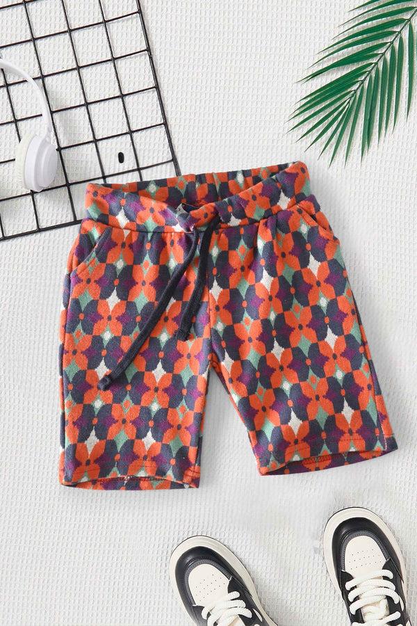 elo Ritado Baby Kids Curitiba Printed Terry Shorts