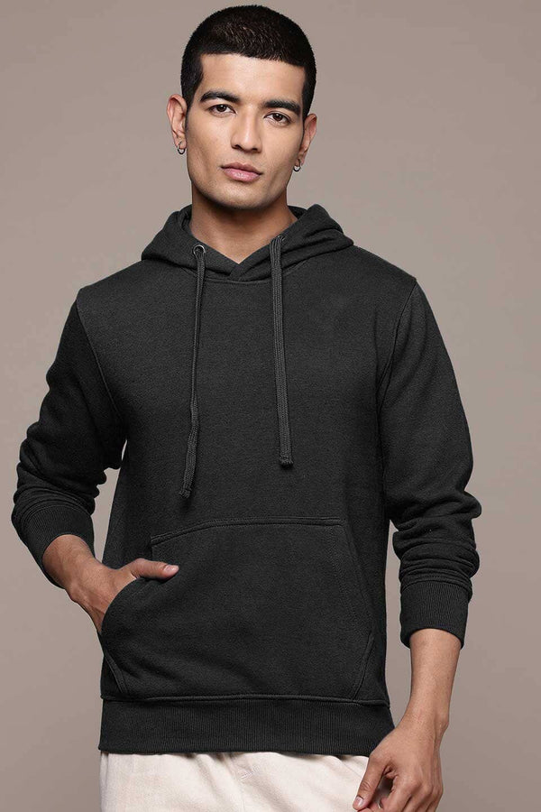 elo River5 Men's Fleece Pullover Hoodie Black