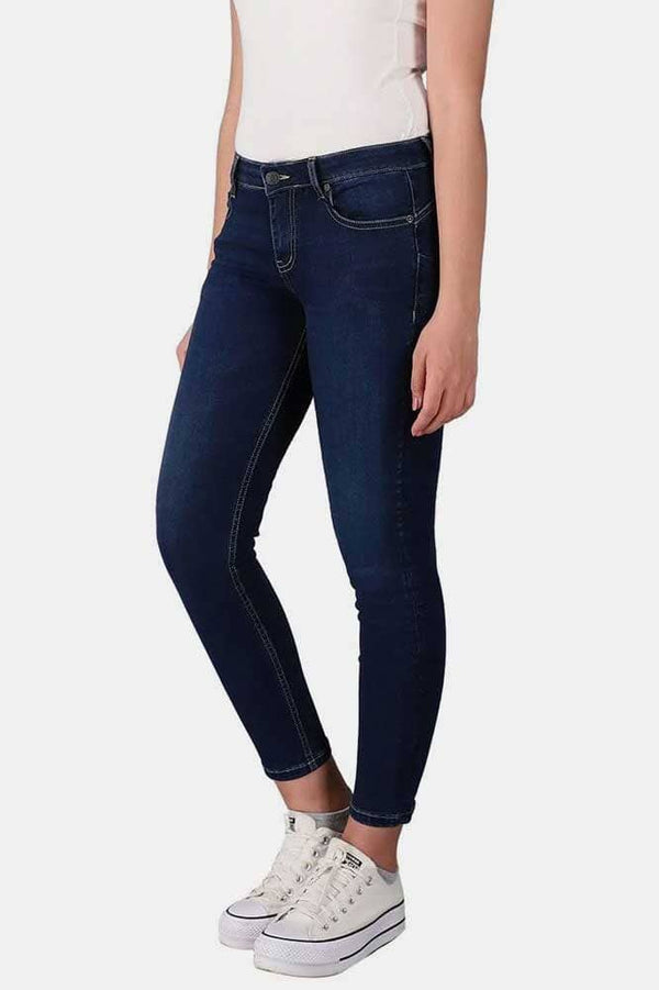 Elo Rivvet Women's Oviedo Skinny Fit Denim Blue