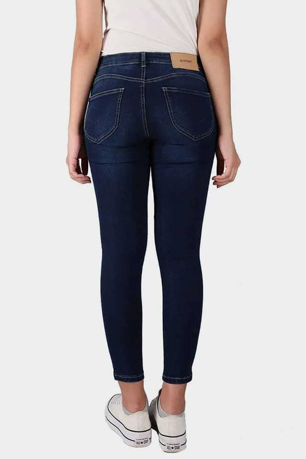Elo Rivvet Women's Oviedo Skinny Fit Denim Blue