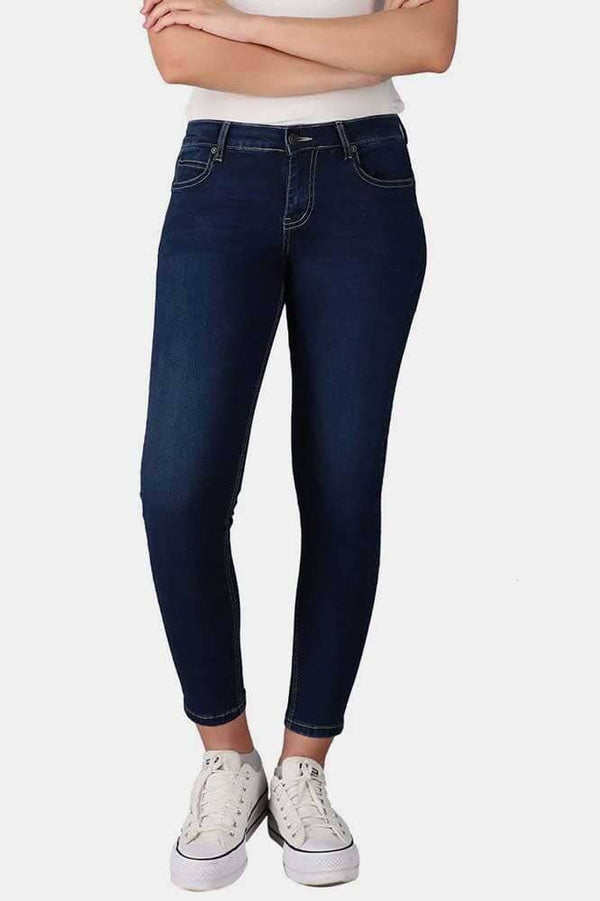 elo Rivvet Women's Oviedo Skinny Fit Denim Blue