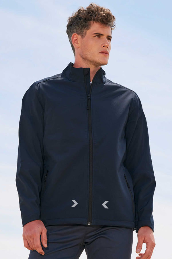 elo RK Men's Soft Shell Jacket Navy