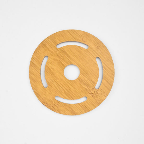 elo Round Cafe Wooden Hot Dish Coasters
