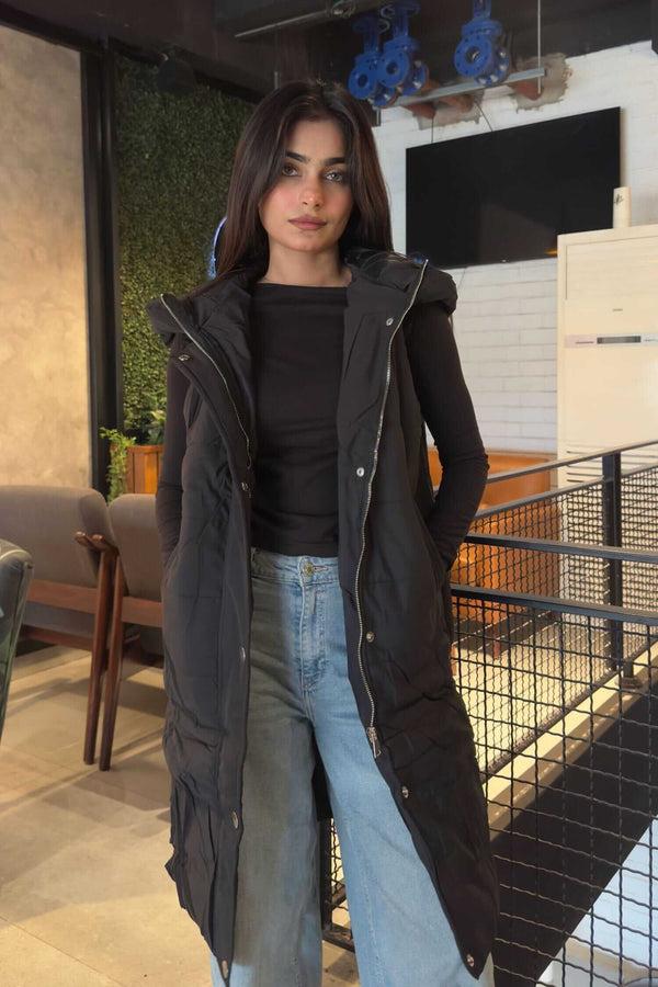 Elo RSG Women's Longline Padded Gilet Beige