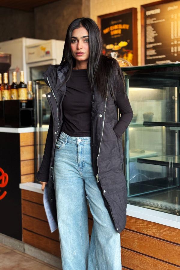 Elo RSG Women's Longline Padded Gilet Beige