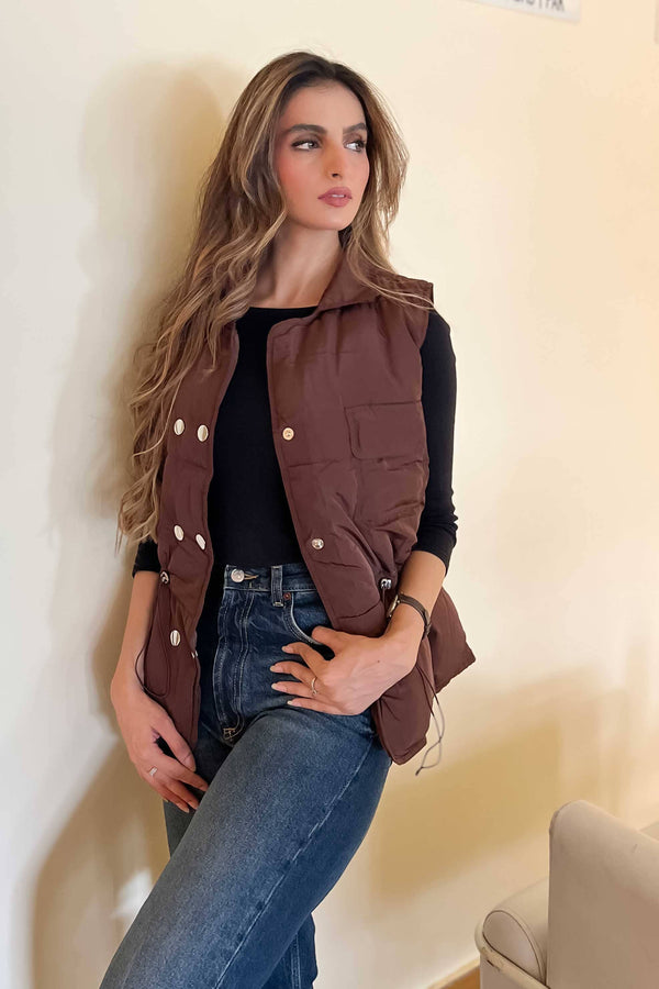 Elo RSG Women's Sleeveless Body Warmer Gilet Olive