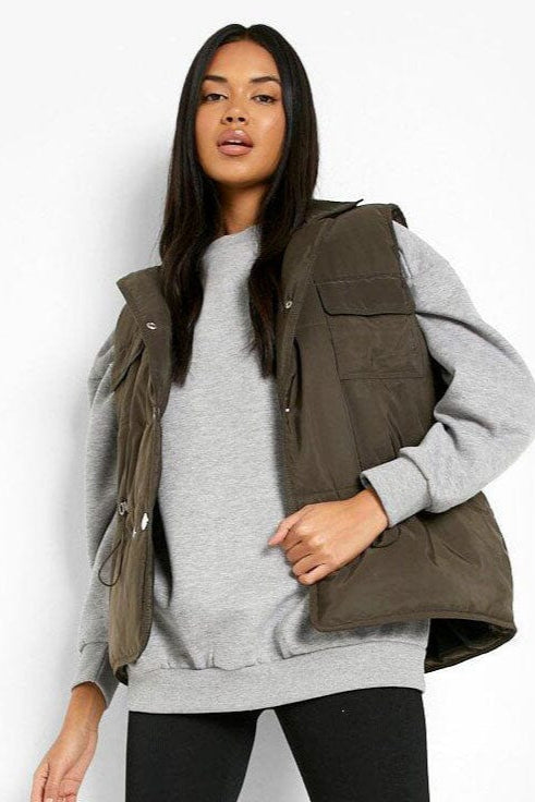 elo RSG Women's Sleeveless Body Warmer Gilet Olive