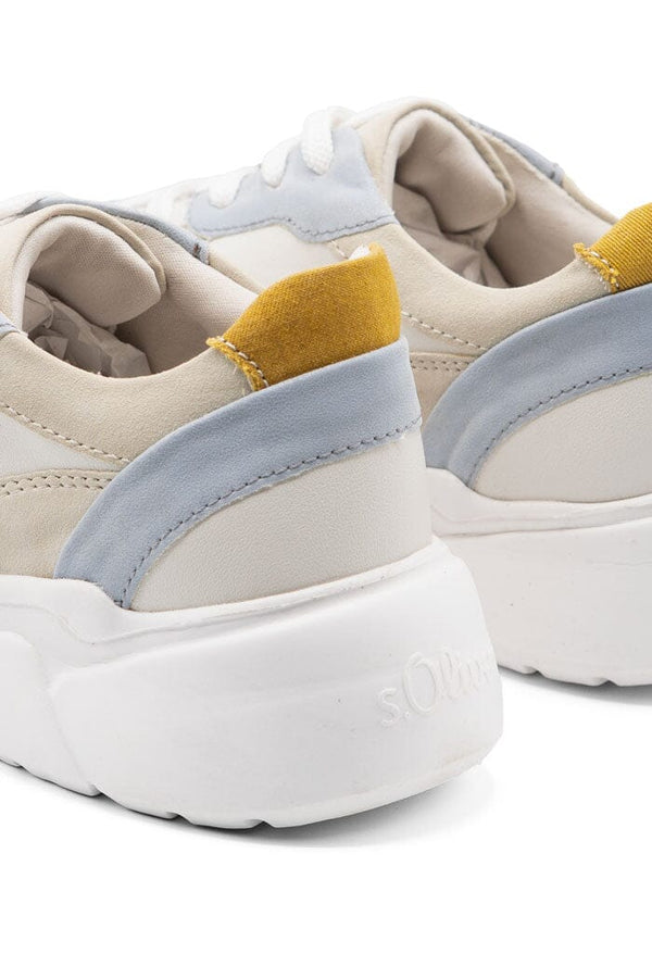 Elo S.Oliver Calais Unisex Leather Sneakers Sky