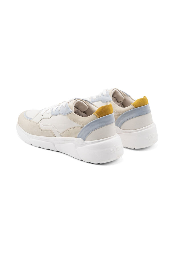 Elo S.Oliver Calais Unisex Leather Sneakers Sky