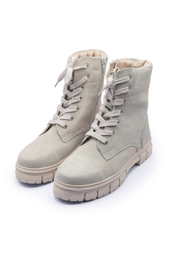 Elo S.Oliver Unisex Ankle Boots Beige