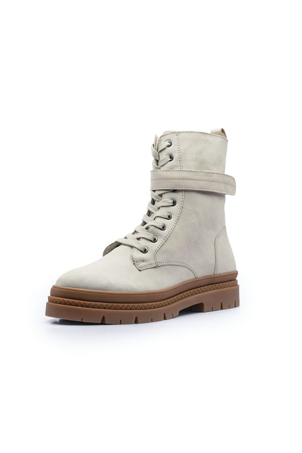 elo S.Oliver Unisex Lace-Up Boots Beige