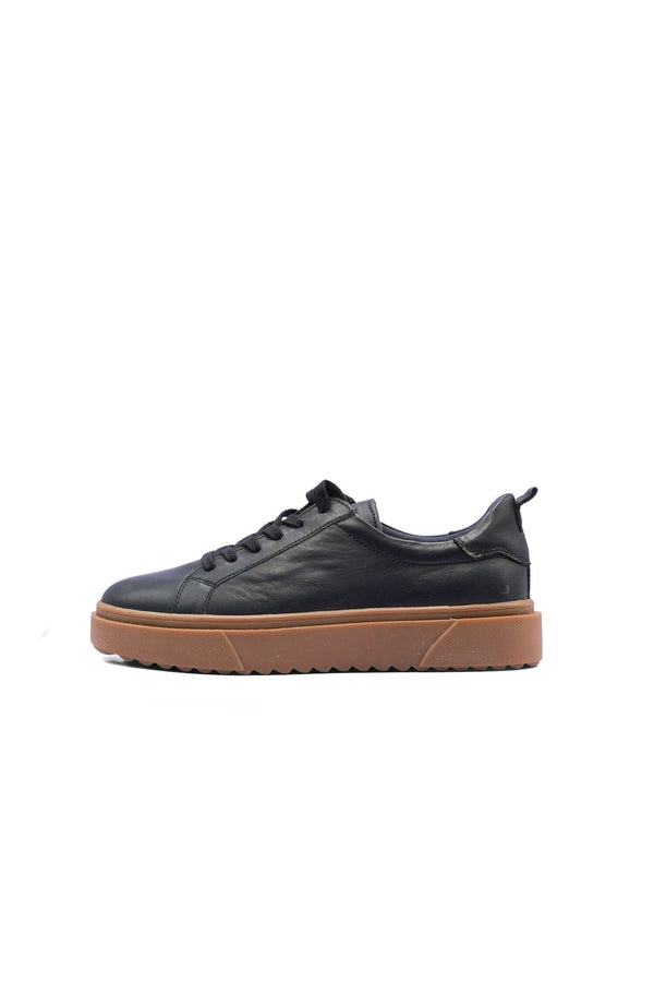 Elo S.Oliver Unisex Leather Low-Top Sneakers Black