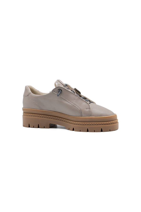 Elo S.Oliver Unisex Leather Sneakers Taupe