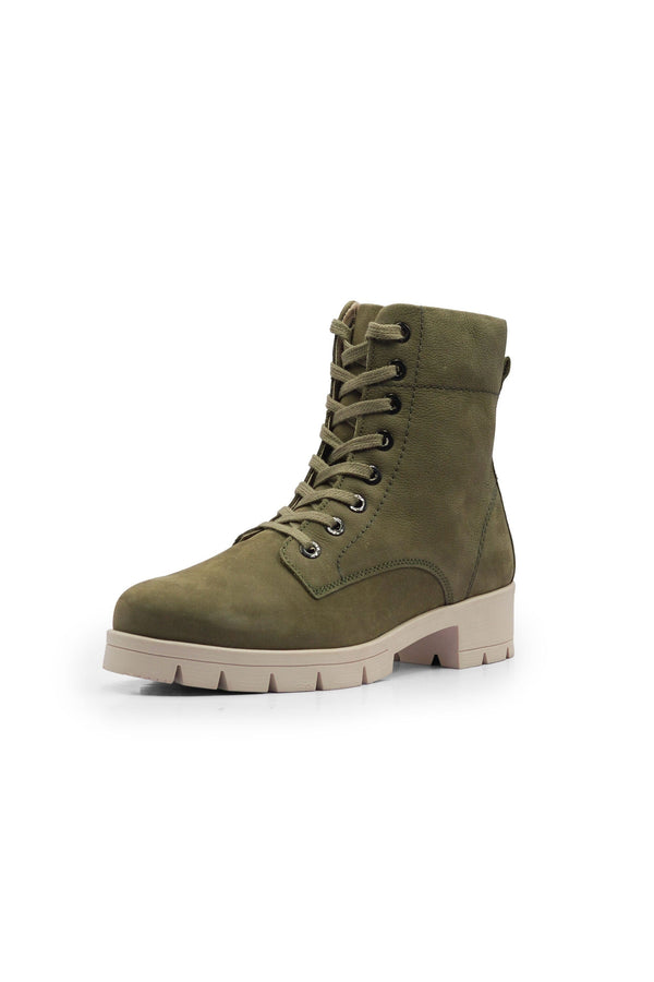 elo S.Oliver Unisex Suede Leather Boots Olive
