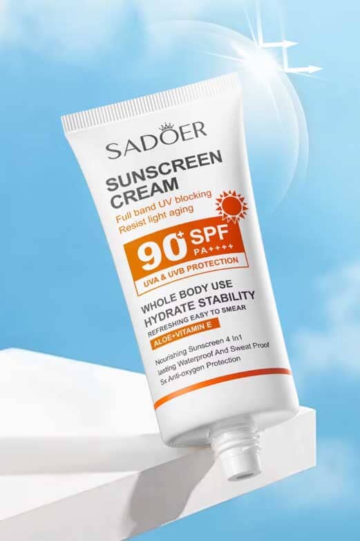 elo Sadoer 90+SPF Sunscreen Cream - 50g