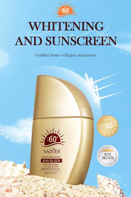 Elo Sadoer Gold Collagen Sunblock SPF 60+ Sunscreen