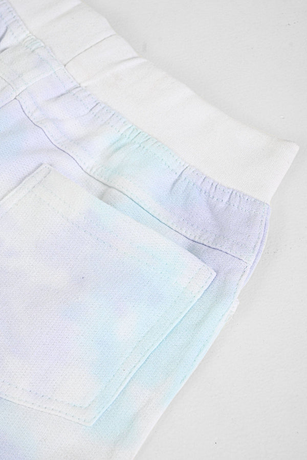 Elo SB Girl's Tie & Dye Terry Shorts White