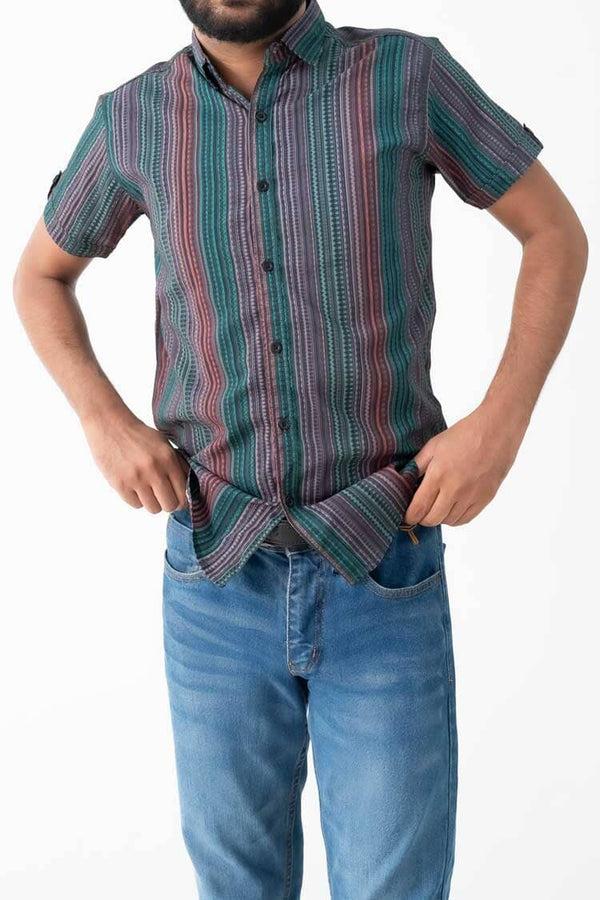 Elo Scanners Men's Printed Casual Shirt