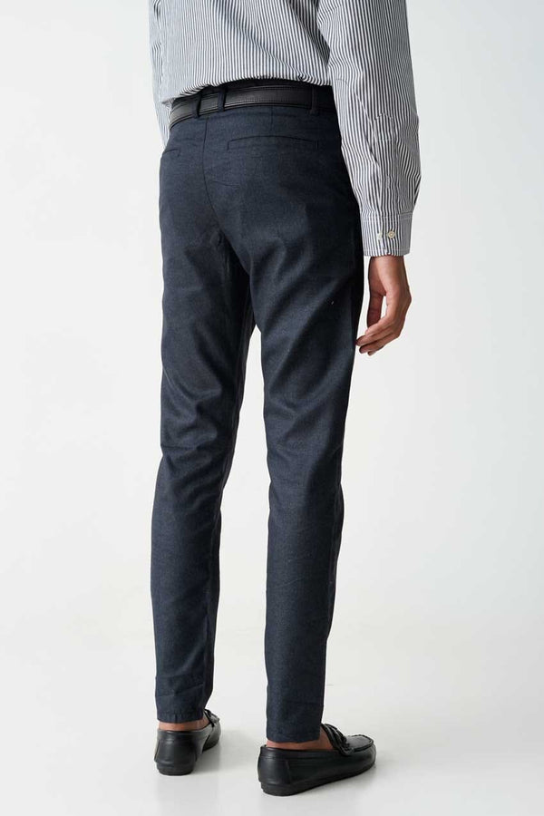 Elo Scanners Men's Regular Fit Cotton Pants Navy