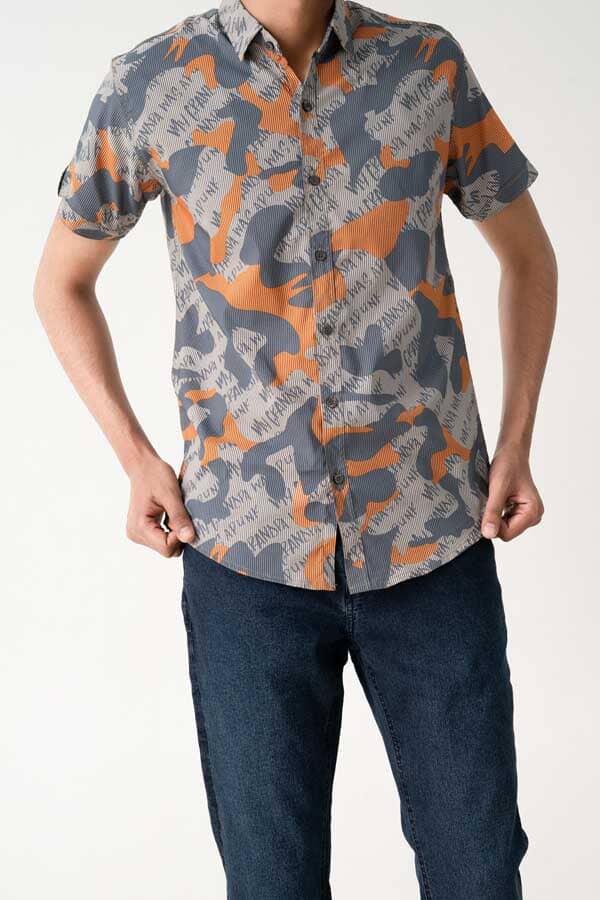 Elo Scanners Men's Short Sleeve Casual Shirt