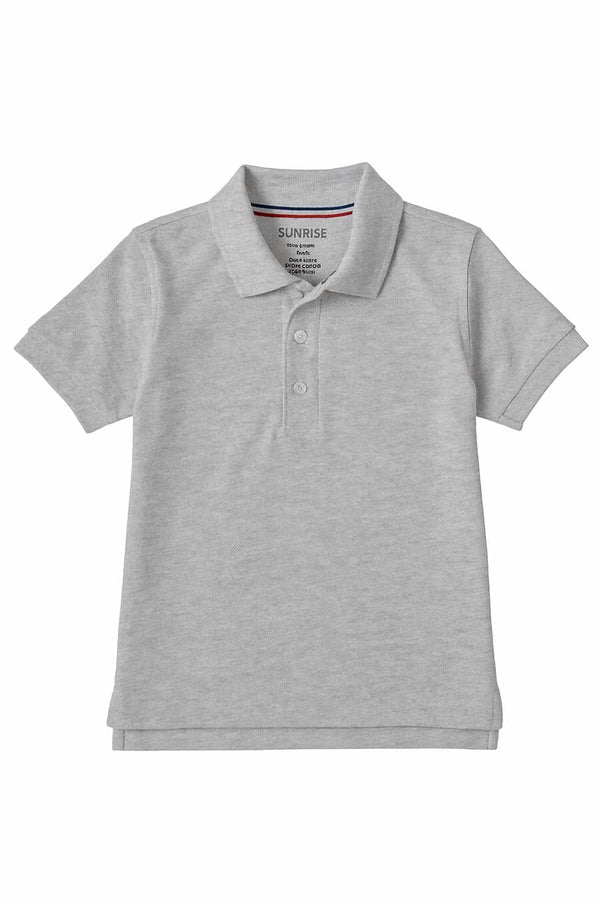 Elo Sunrise Boy's High Low Hem Polo Shirt Maroon