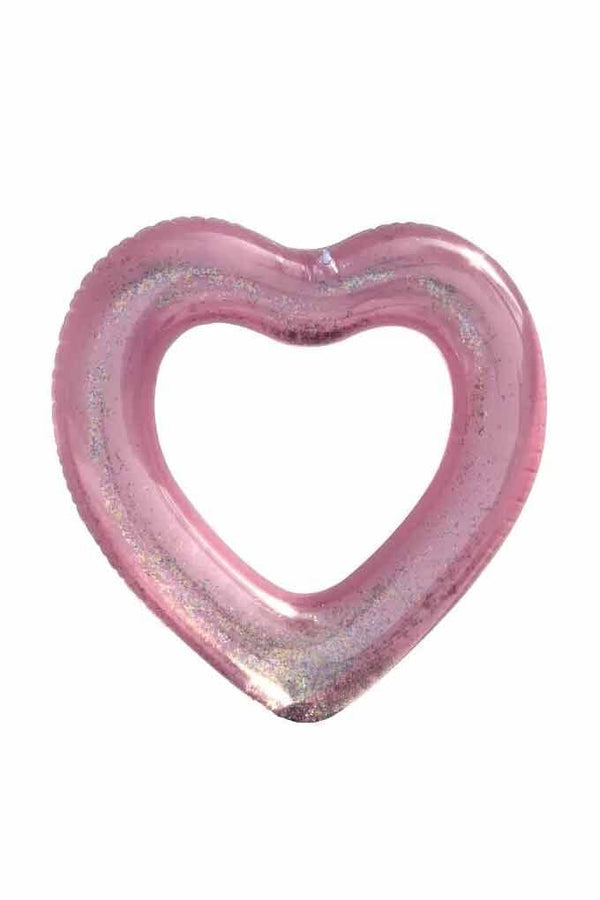elo Super Big Heart Shape Swim Ring Tube Pink