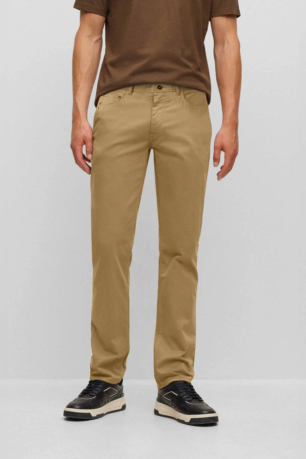 Elo Suprax Men's Straight Fit Chino Pants Mustard