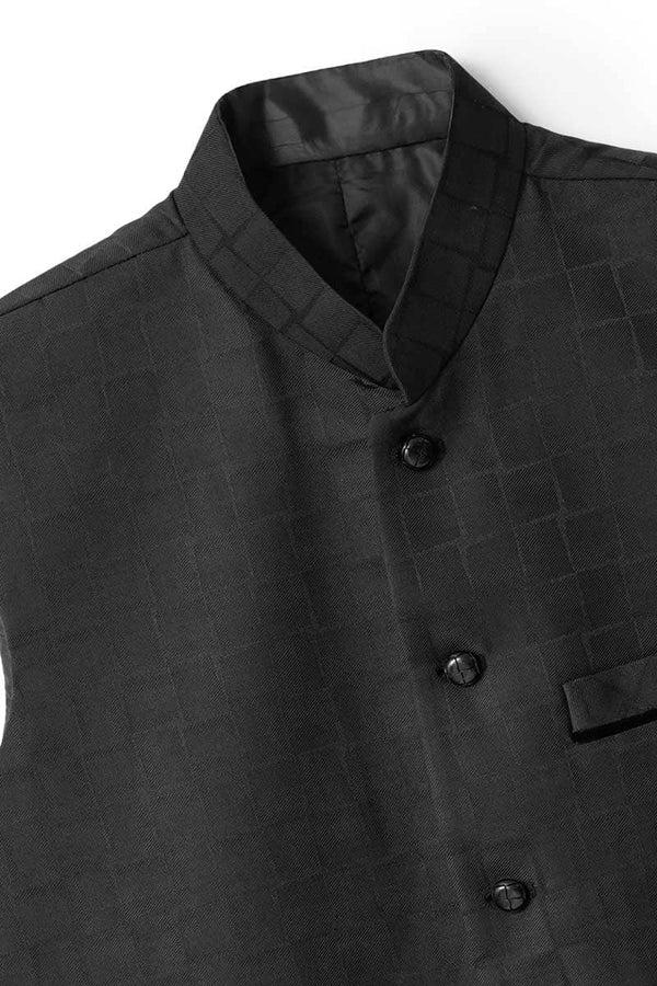 Elo T2 Club Men's Textured Premium Waistcoat Black