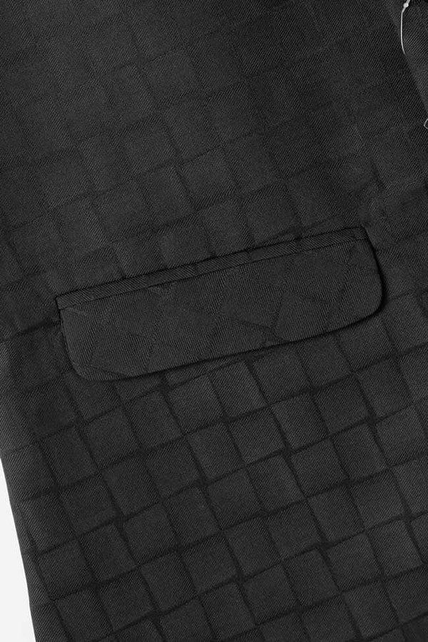 Elo T2 Club Men's Textured Premium Waistcoat Black