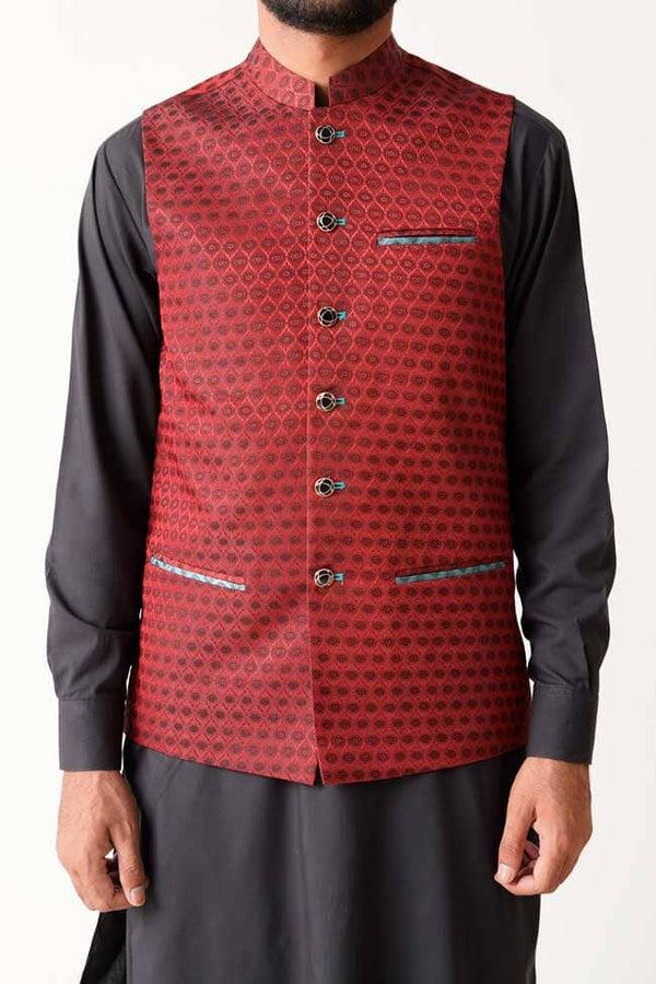 Elo T2 Club Men's Waistcoat Maroon