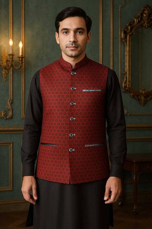 elo T2 Club Men's Waistcoat Maroon