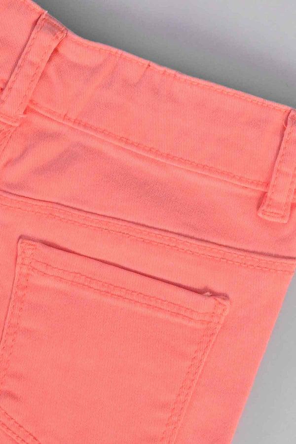 Elo TAO Girl's Denim Shorts Orange