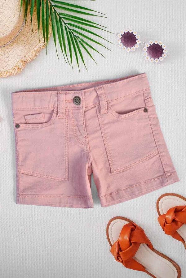 elo TAO Happiness Girl's Denim Shorts Lilac