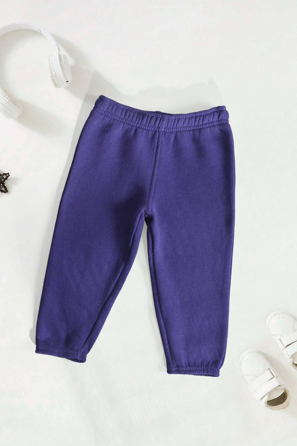 Elo Team Kid's Plain Fleece Sweat Pants Maroon