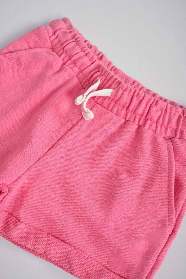 Elo Tessential Kid's Solid Desig Terry Shorts Pink