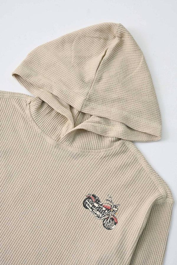 Elo TH Boy's Bullet Printed Pullover Hoodie Skin