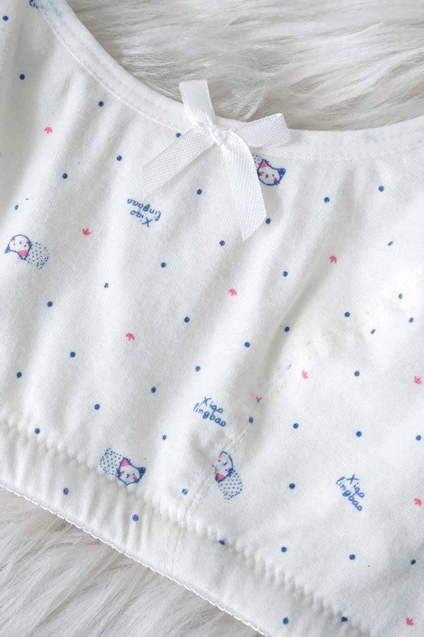 Elo Ting Wang Women's Printed Bra Off White